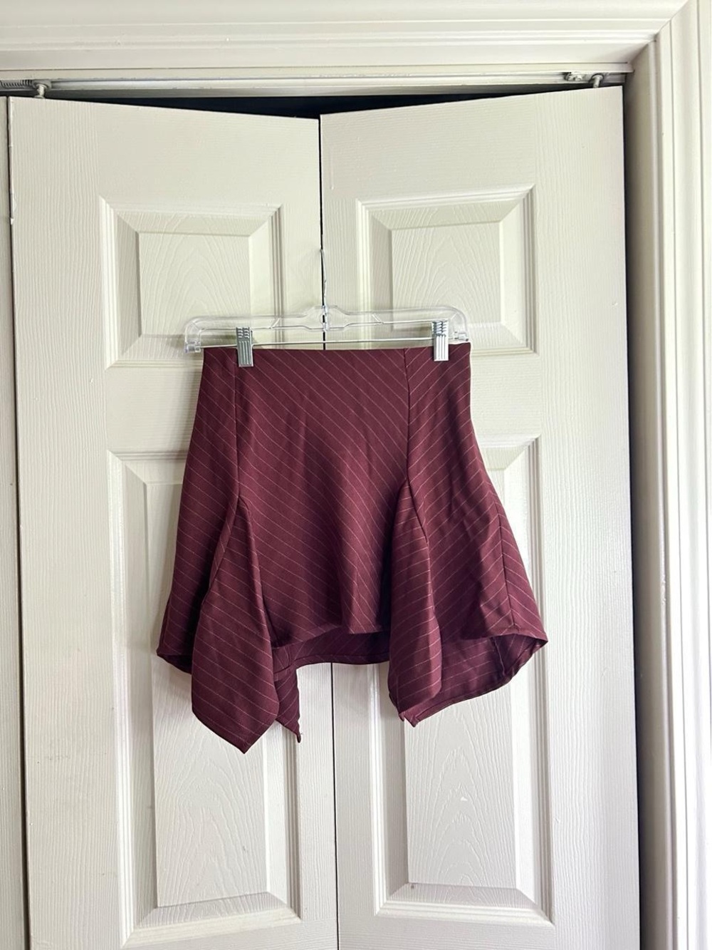 Women's School Girl Burgundy Skirt